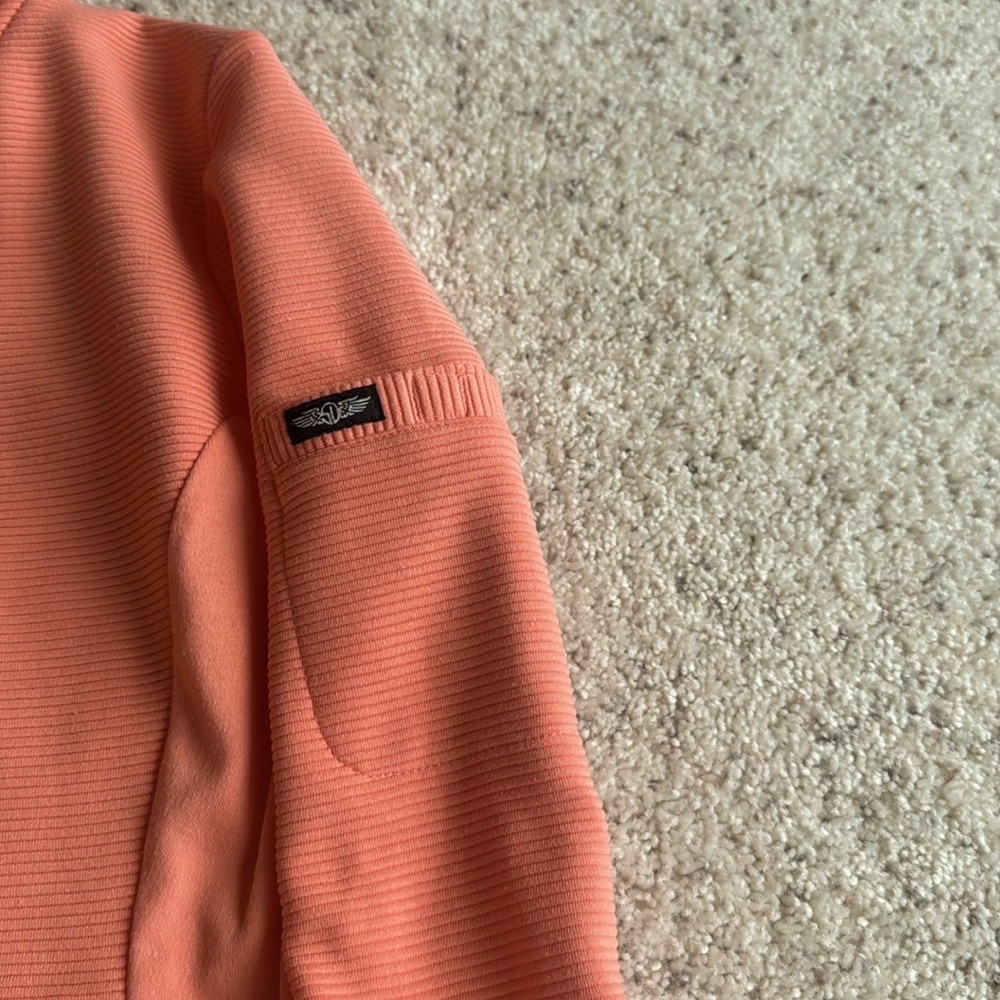 STRAIGHT DOWN Swing Jacket Coral Orange Sz S - Picture 5 of 16